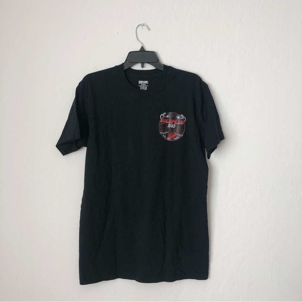 Soleplug 510 Mens T Shirt Jordan Sneakers Nike Size Medium Yeezy Adidas Black